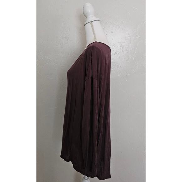 14th & Union Maroon Long Sleeve Top - Picture 2 of 7